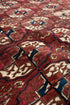 Antique Torkaman Area Rug (3' x 3')